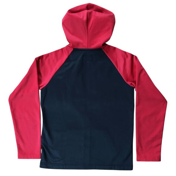 Jordan Therma-FIT Full-Zip Hooded Black & Red Jacket Boy's Medium 10/12 - Picture 4 of 7